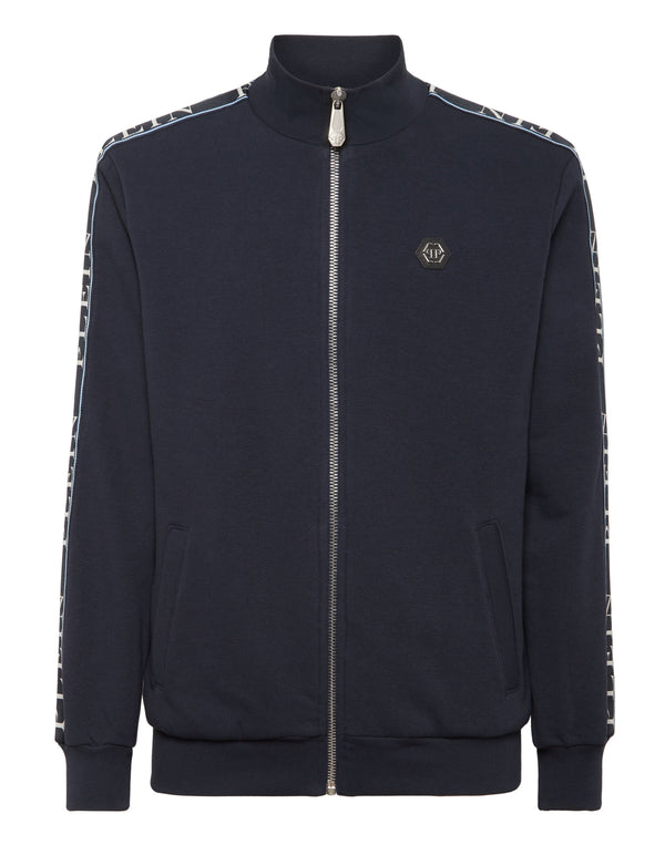 PHILIPP PLEIN Fleece Tracksuit Jacket Plein Tape