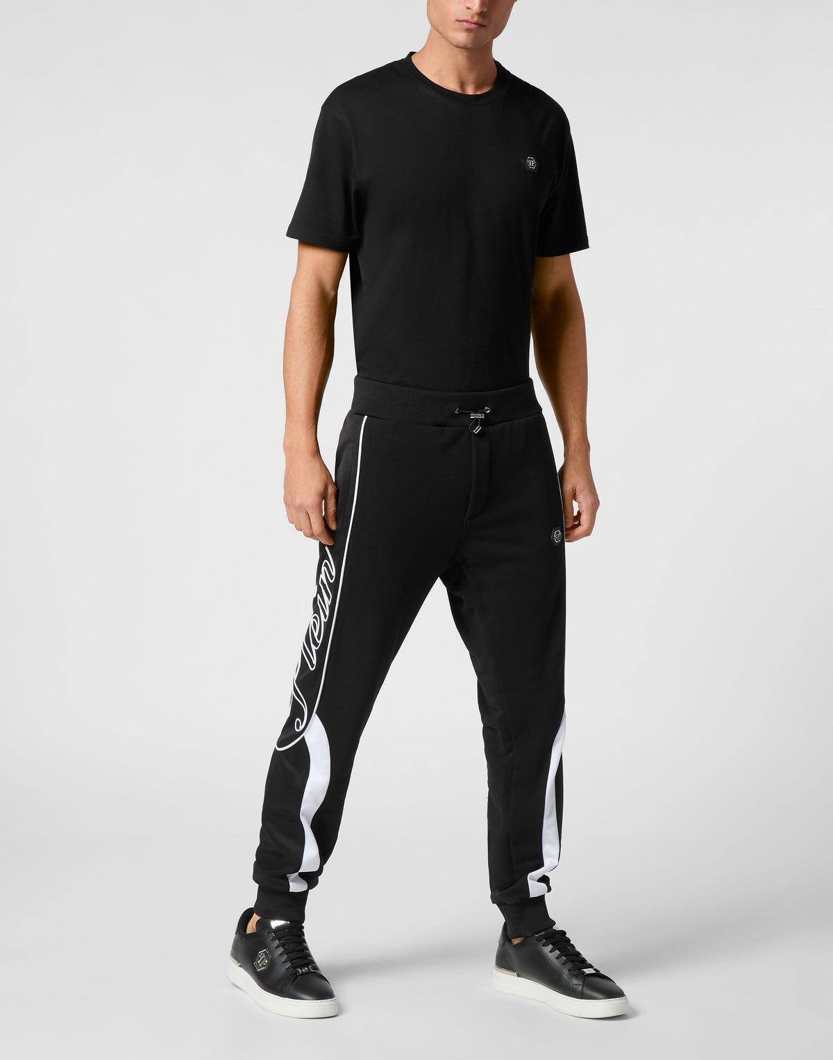Philipp Plein|Jersey Jogging Trousers Men's Sweatpants