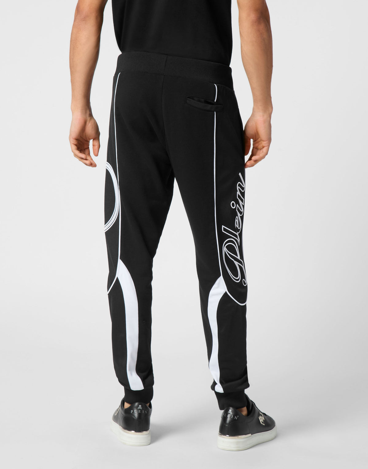 Philipp Plein|Jersey Jogging Trousers Men's Sweatpants