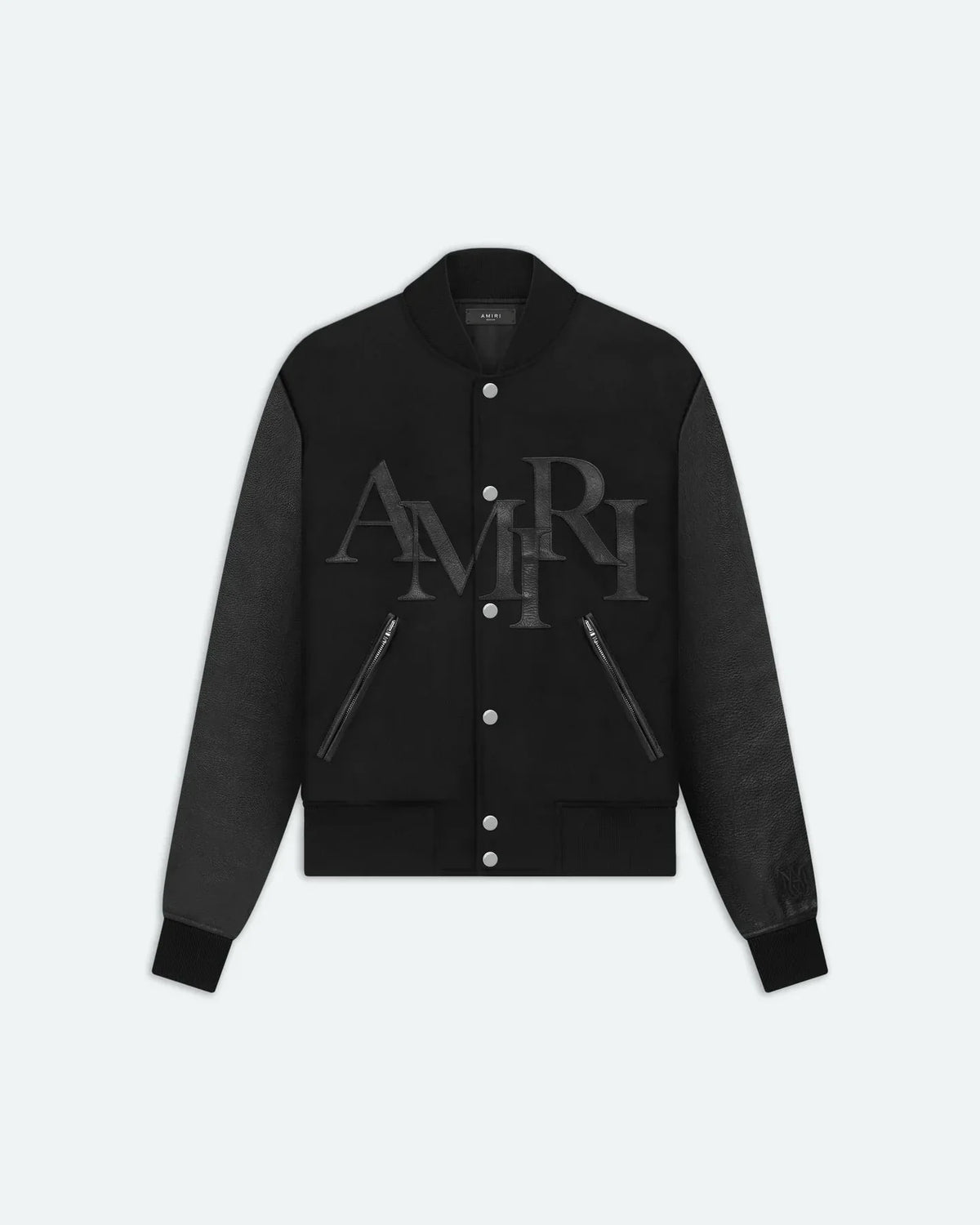 AMIRI AMIRI STAGGERED VARSITY JACKET