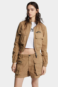 DSQUARED2｜ICON NEW GENERATION DOUBLE POCKET BOMBER Women's Jacket