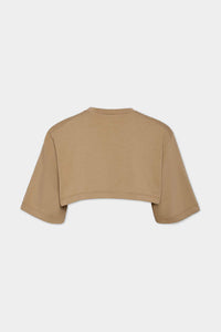 DSQUARED2｜CROPPED LOOSE FIT ICON NEW GENERATION T-SHIRT Women's T-Shirt