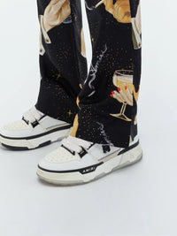AMIRI｜Champagne Silk Flare Men's Trousers