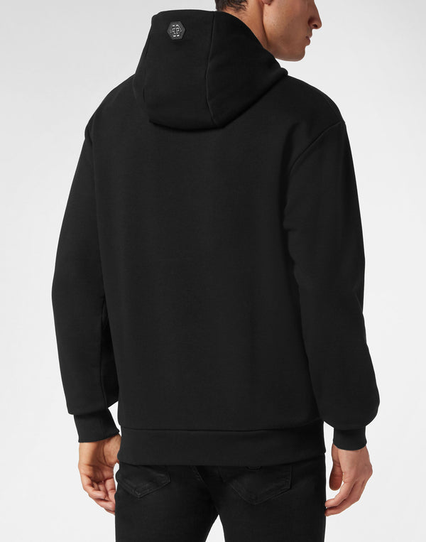 Philipp Plein｜Hoodie Sweatshirt Dog black Men's Hoodie