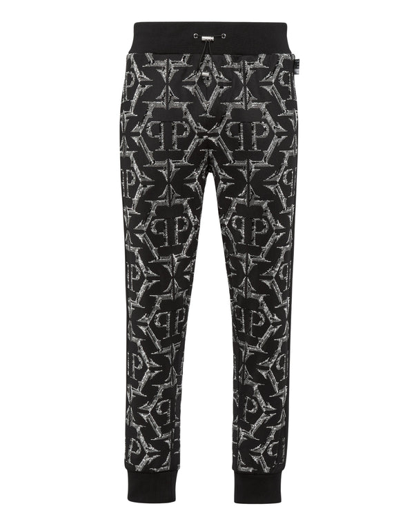 PHILIPP PLEIN Jogging Trousers Chrome black