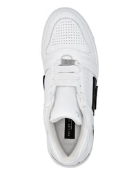 Philipp Plein｜Leather Lo-Top Sneakers white Men's Sneakers