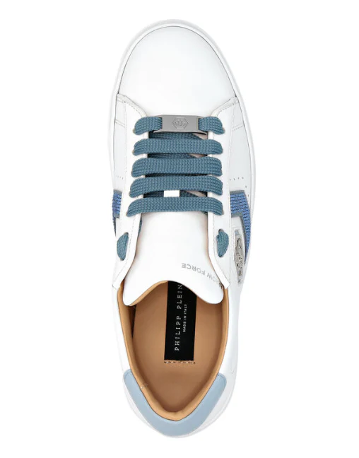 Philipp Plein｜Lo-Top Leather Arrow Force Strass Sneakers Women's Sneakers