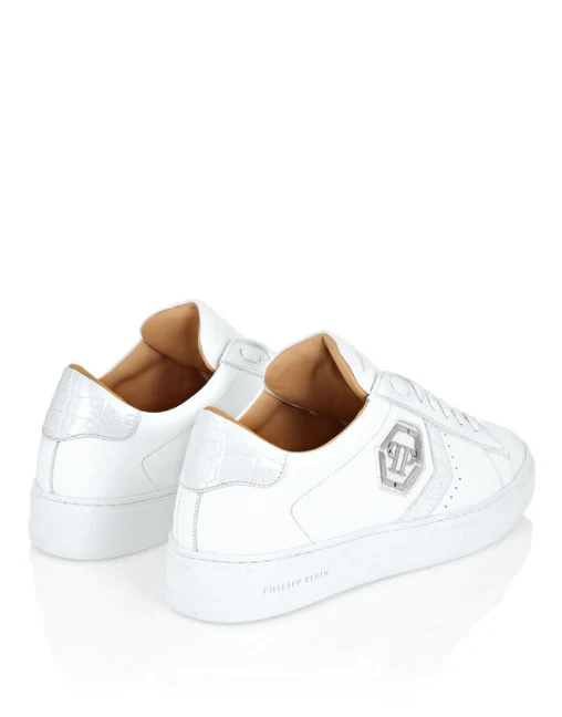 Philipp Plein｜Lo-Top Crocco Printed Arrow Force Sneakers Men's Sneakers