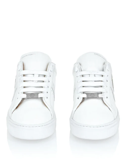 Philipp Plein｜Lo-Top Crocco Printed Arrow Force Sneakers Men's Sneakers