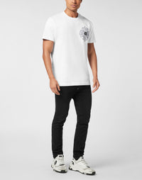 Philipp Plein｜Round Neck T-Shirt Truck Gothic Plein Men's T-Shirt