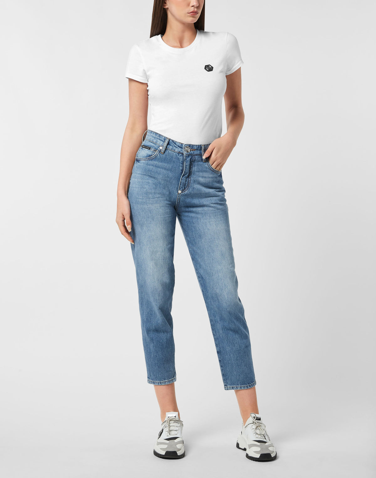 Philipp Plein｜Mom Fit Jeans Bambi Women's Jeans