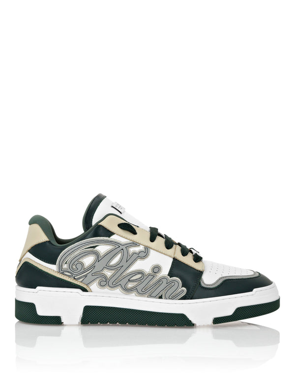 Philipp Plein｜Low Top Sneakers Patch Plein Men's Sneakers