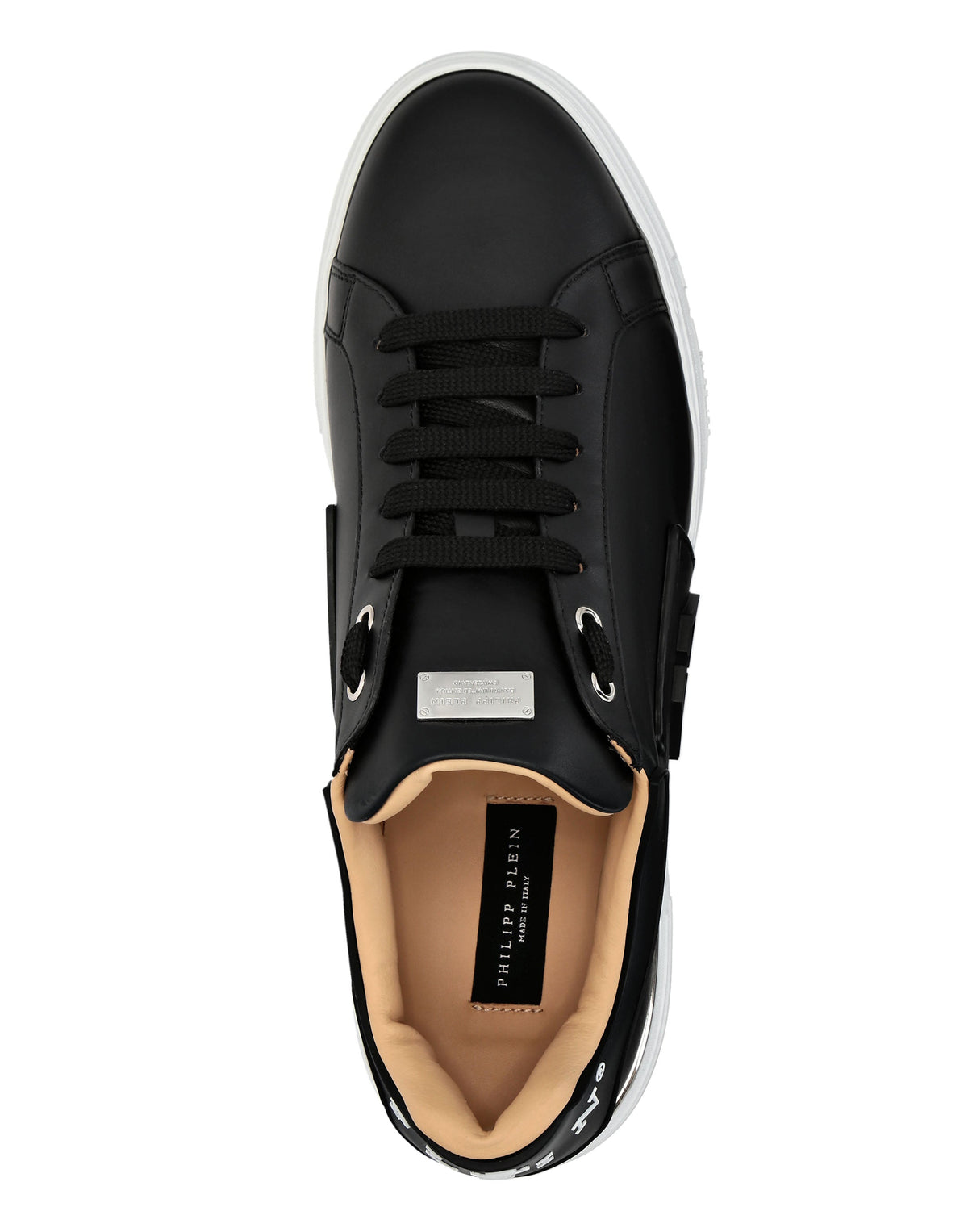 Philipp Plein｜Lo-Top Sneakers Hexagon black / white Men's Sneakers
