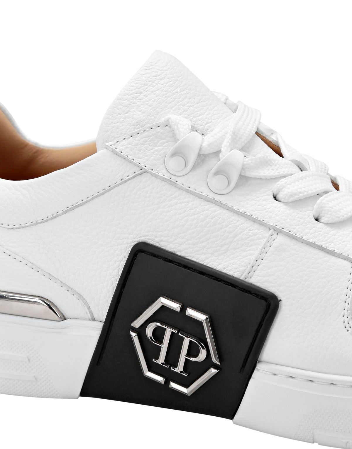 Philipp Plein｜Lo-Top Sneakers Hexagon white Men's Sneakers