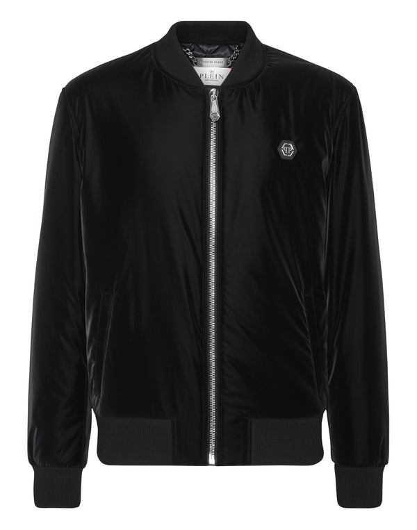 PHILIPP PLEIN Nylon Bomber black