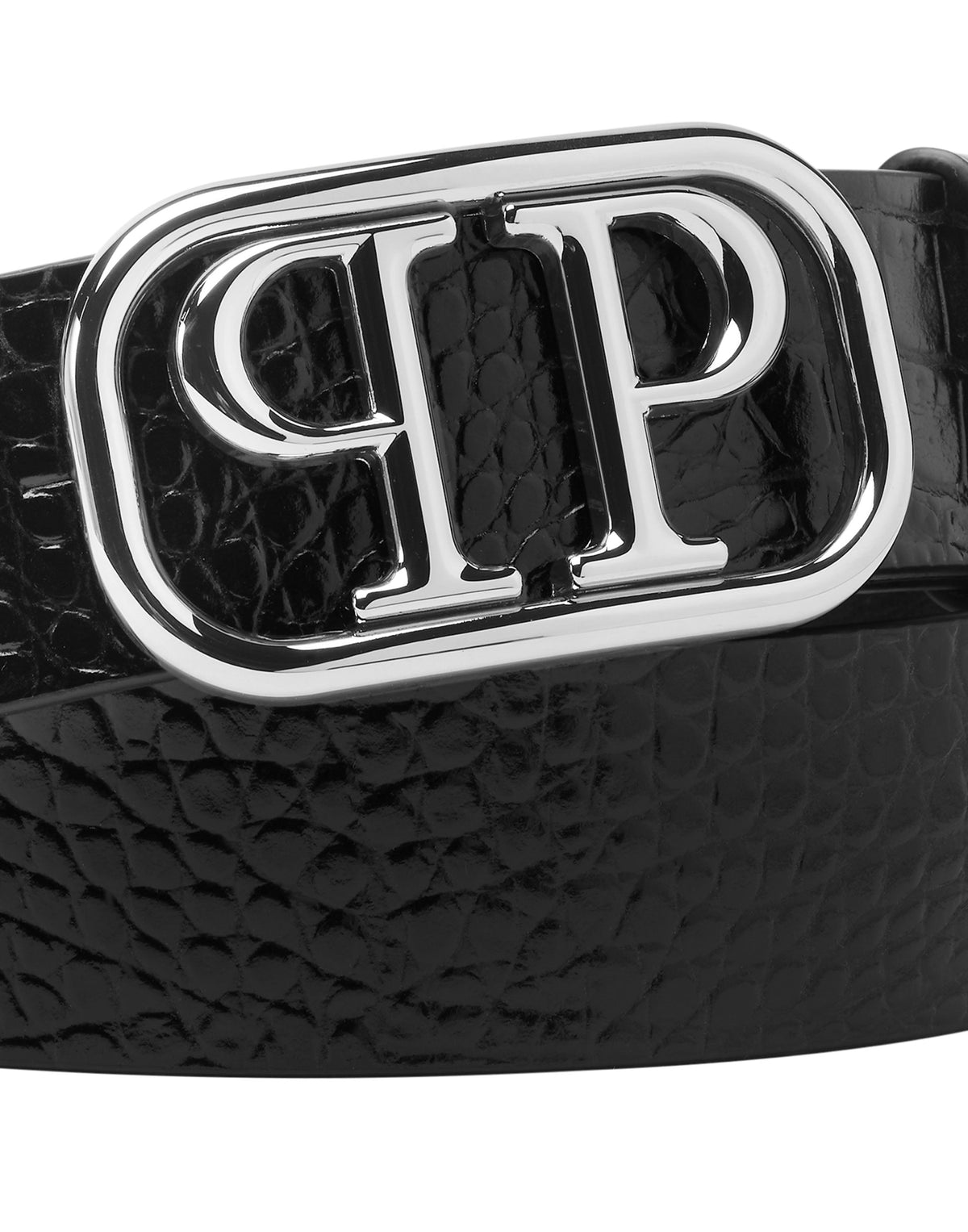 Philipp Plein｜Crocco Leather Belt Belt