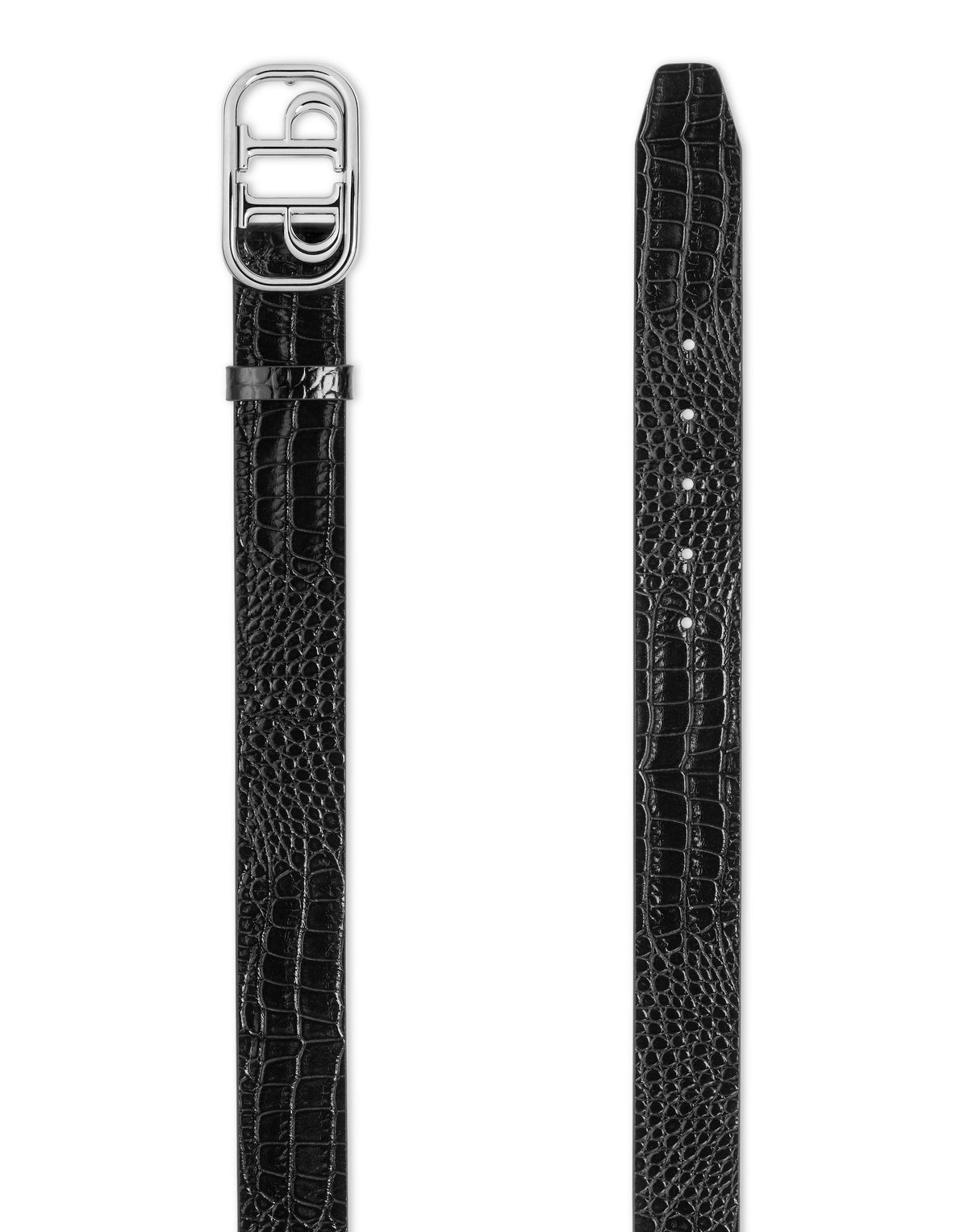 Philipp Plein｜Crocco Leather Belt Belt