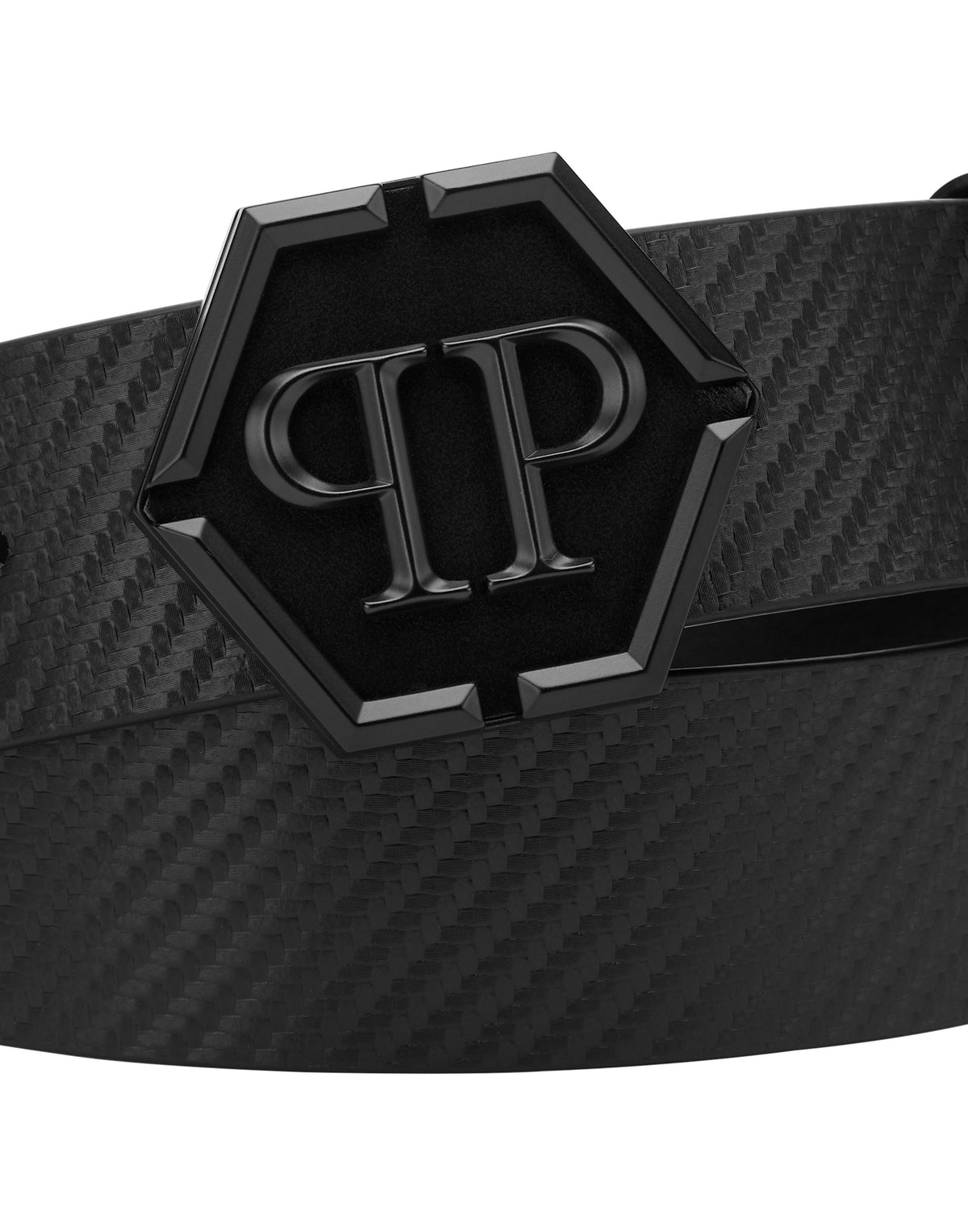 Philipp Plein｜Carbon Belt Hexagon Belt