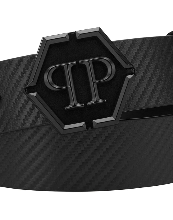 Philipp Plein｜Carbon Belt Hexagon Belt