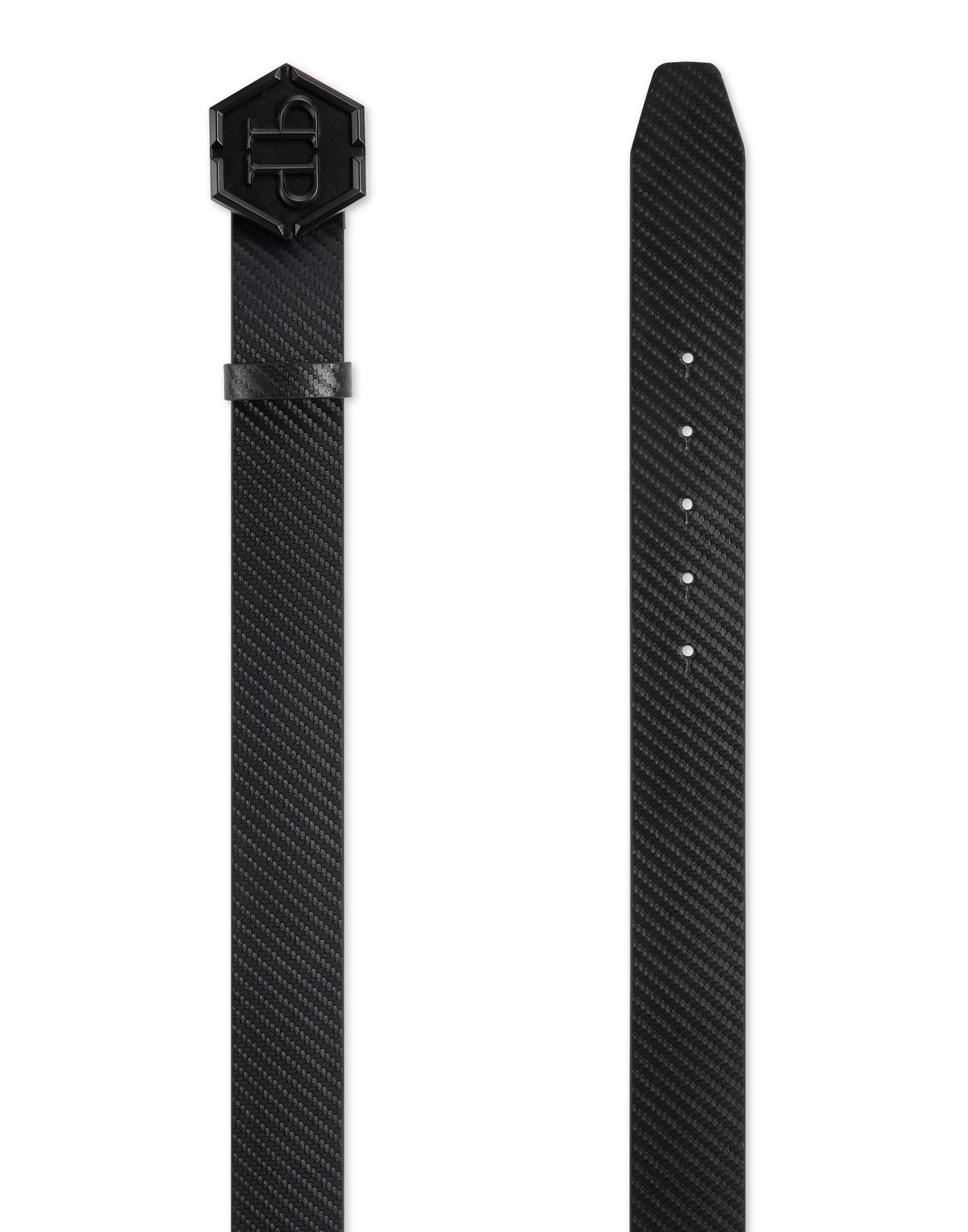 Philipp Plein｜Carbon Belt Hexagon Belt