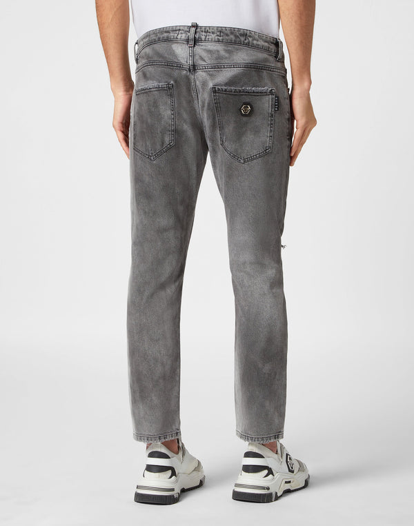 Philipp Plein｜Skinny Fit Trousers Men's Trousers