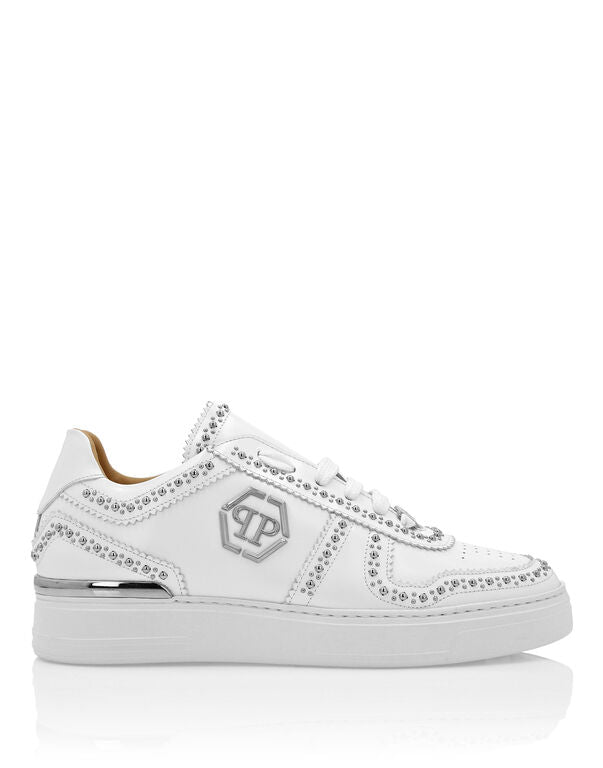 Philipp Plein｜Leather Lo-Top Sneakers Men's Sneakers