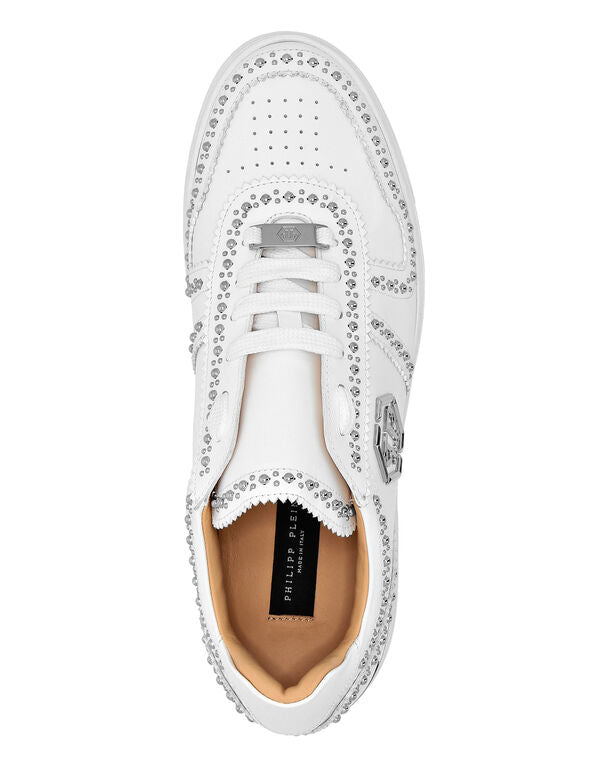 Philipp Plein｜Leather Lo-Top Sneakers Men's Sneakers