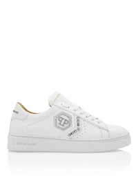 Philipp Plein｜Lo-Top Leather Arrow Force Sneakers Men's Sneakers