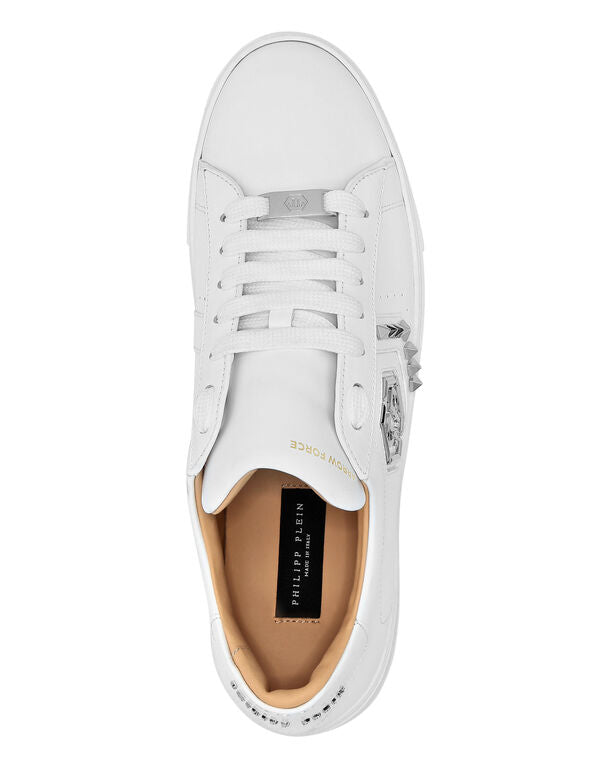 Philipp Plein｜Lo-Top Leather Arrow Force Sneakers Men's Sneakers