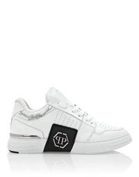 Philipp Plein｜Lo-Top Nappa Leather Royal Street Sneakers Men's Sneakers