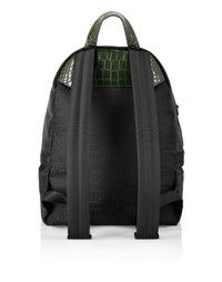 Philipp Plein｜Nylon Backpack Monogram Backpack