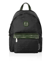 PHILIPP PLEIN Nylon Backpack Monogram