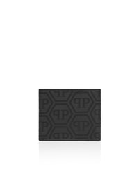 Philipp Plein｜Nylon and Leather French Wallet Monogram Men's Wallet