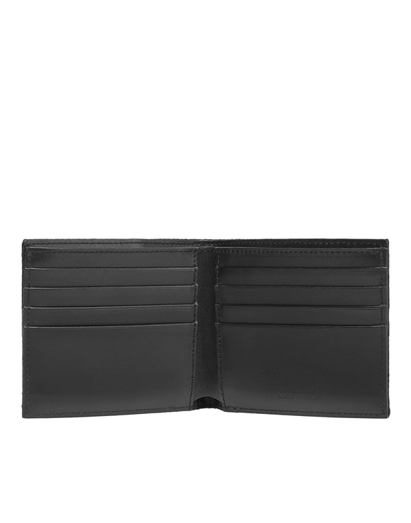 Philipp Plein｜Nylon and Leather French Wallet Monogram Men's Wallet