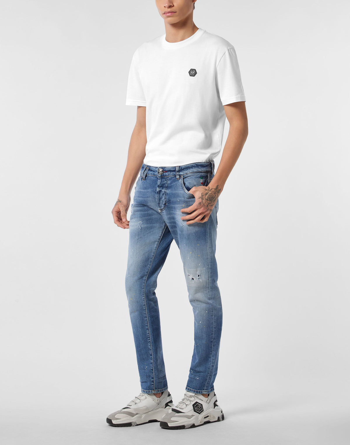 Philipp Plein｜5-Pocket Skinny Jeans PP Men's Jeans