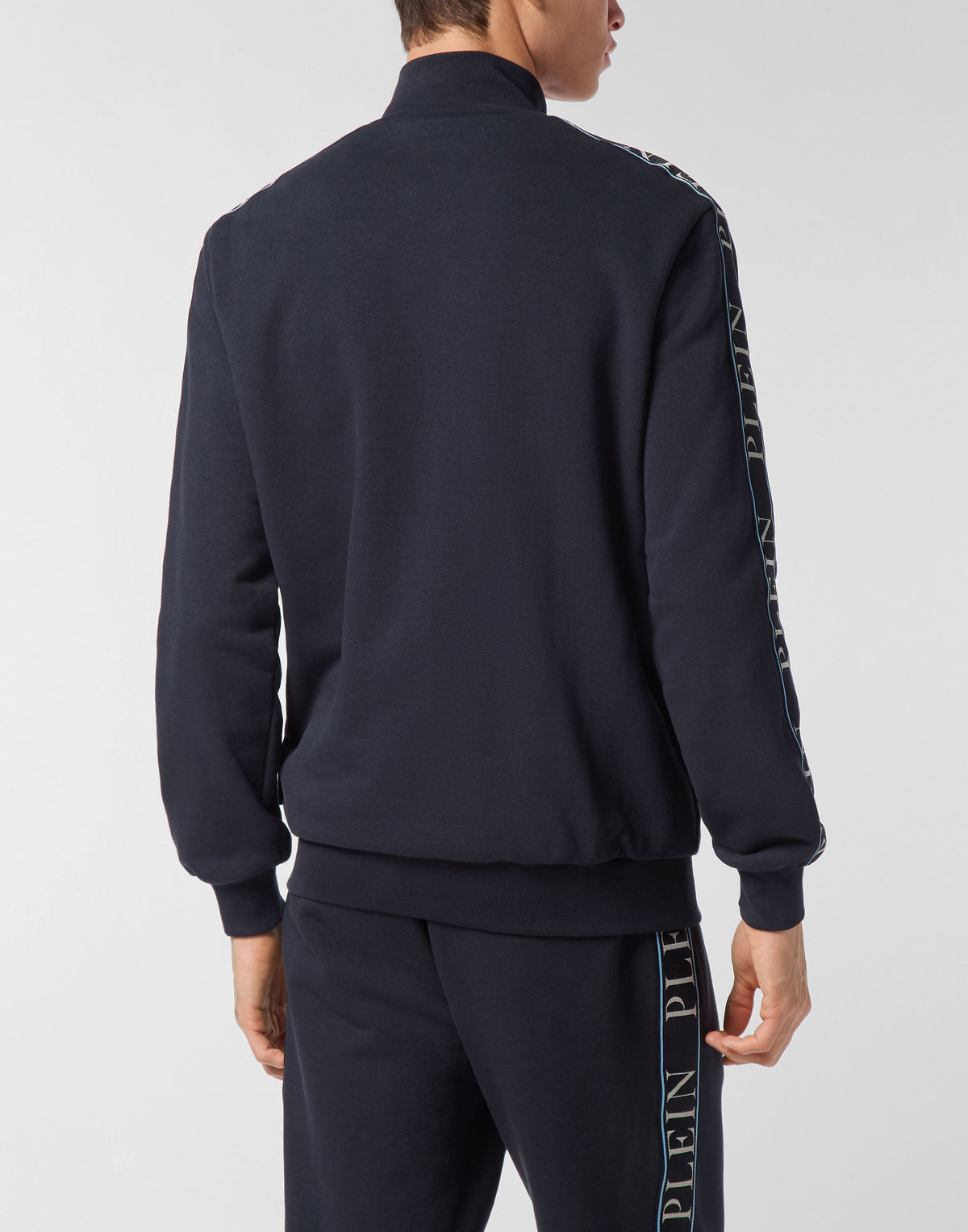 Philipp Plein｜Fleece Tracksuit Jacket Plein Tape Men's Tracksuit Jacket