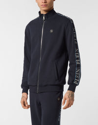 Philipp Plein｜Fleece Tracksuit Jacket Plein Tape Men's Tracksuit Jacket