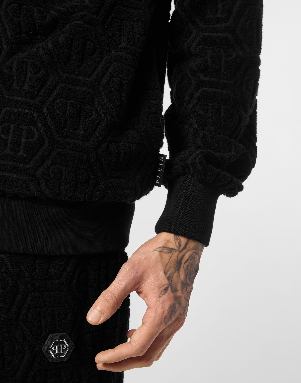 Philipp Plein｜Jacquard Tracksuit Jacket Monogram Men's Tracksuit Jacket