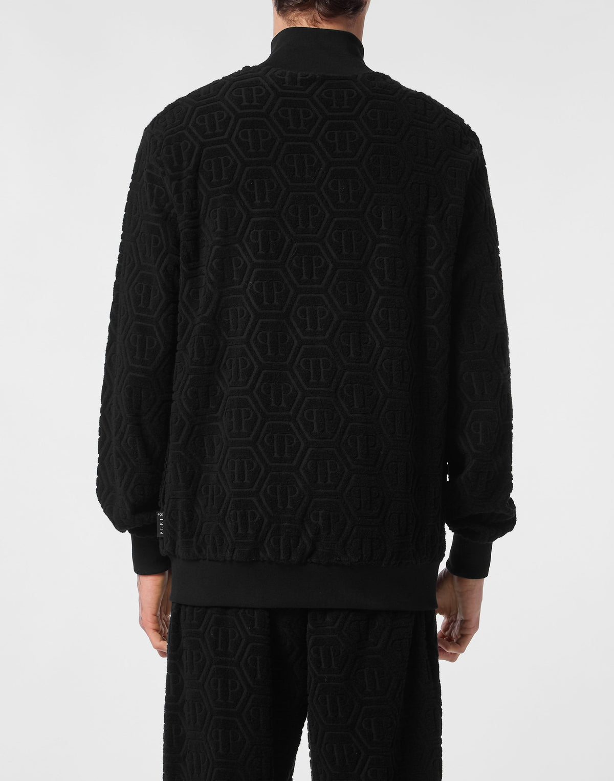 Philipp Plein｜Jacquard Tracksuit Jacket Monogram Men's Tracksuit Jacket