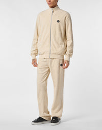Philipp Plein｜Jacquard Tracksuit Jacket Monogram Men's Tracksuit Jacket