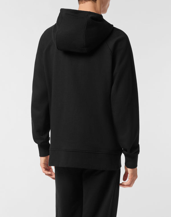 Philipp Plein｜Zip Hoodie Basic Signature Men's Hoodie