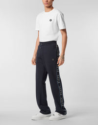 Philipp Plein｜Fleece Tracksuit Pants Plein Tape Men's Tracksuit Pants