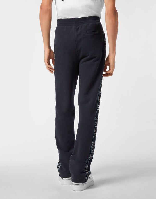 Philipp Plein｜Fleece Tracksuit Pants Plein Tape Men's Tracksuit Pants