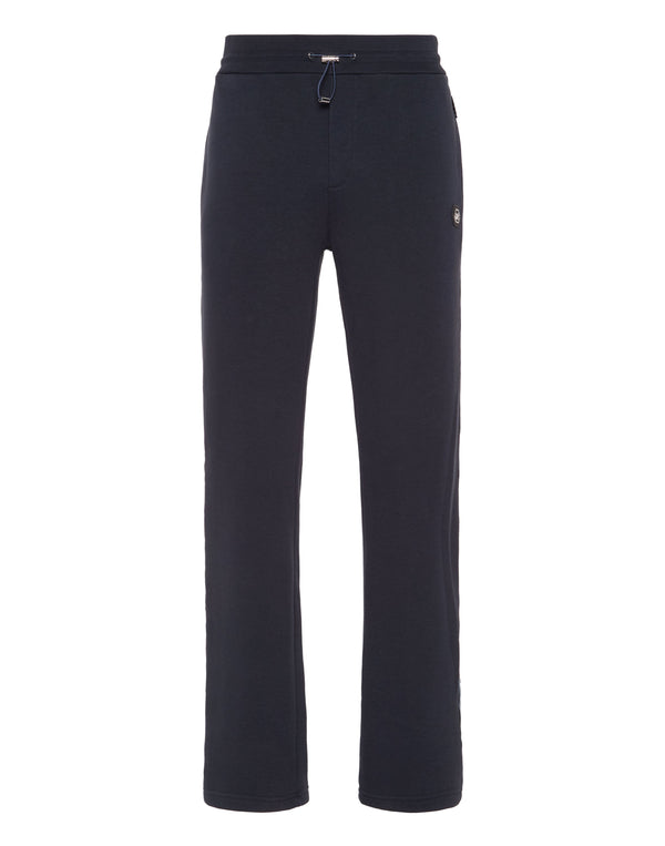 PHILIPP PLEIN Fleece Tracksuit Pants Plein Tape