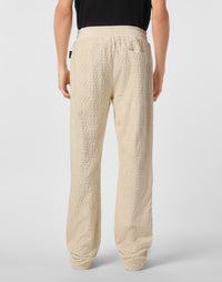 Philipp Plein｜Jacquard Tracksuit Pants Monogram Men's Tracksuit Pants