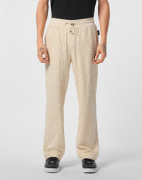 Philipp Plein｜Jacquard Tracksuit Pants Monogram Men's Tracksuit Pants
