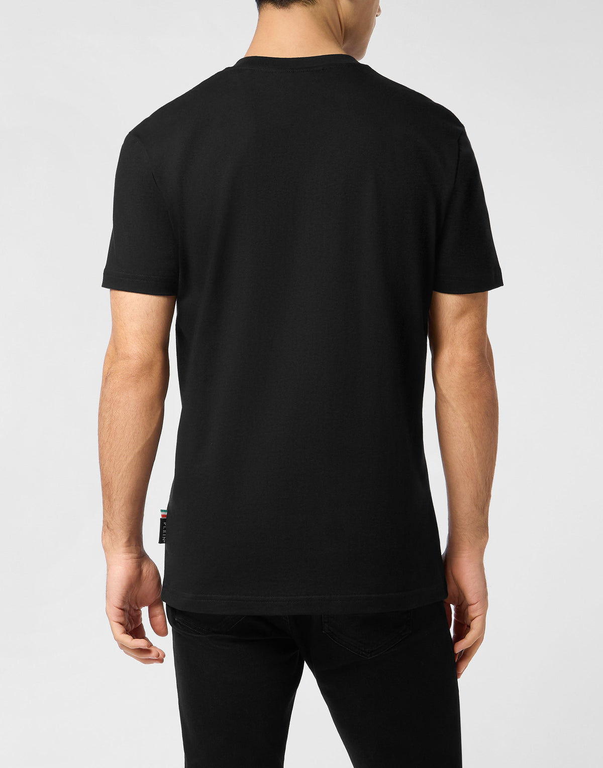 Philipp Plein｜Round Neck T-Shirt Money Men's T-Shirt