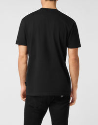 Philipp Plein｜Round Neck T-Shirt Basic Signature Men's T-Shirt