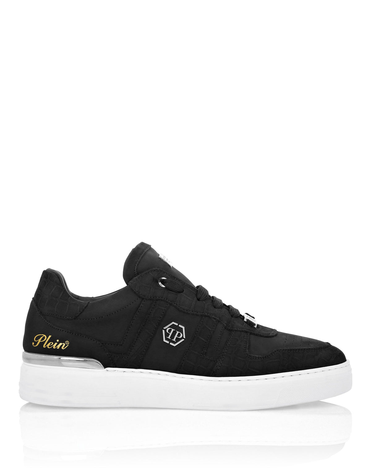Philipp Plein｜Nubuck Low Top Sneakers Cocco Men's Sneakers