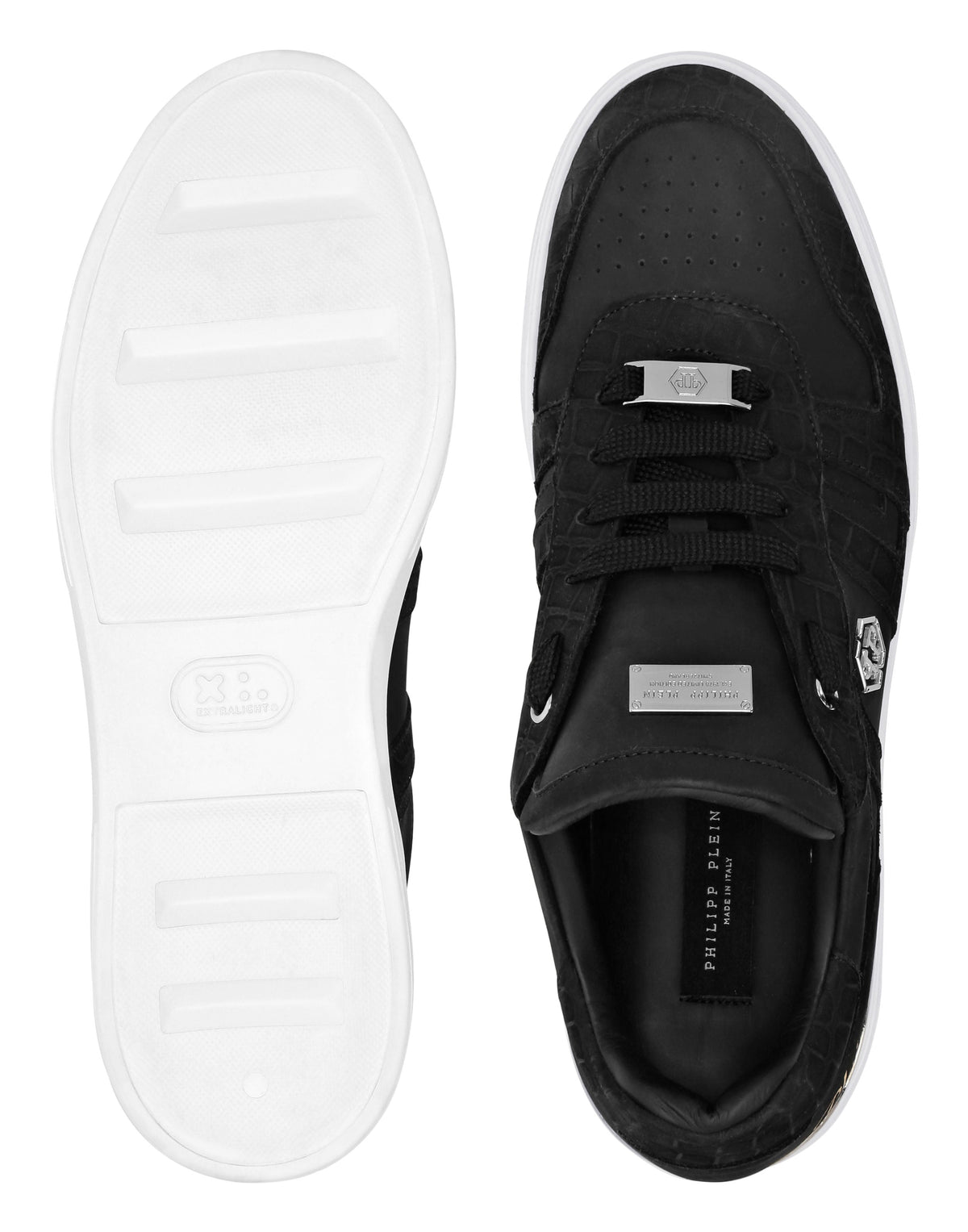 Philipp Plein｜Nubuck Low Top Sneakers Cocco Men's Sneakers
